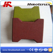 Colorful Rubber Tile/Rubber Dog Bone Tile Made in China